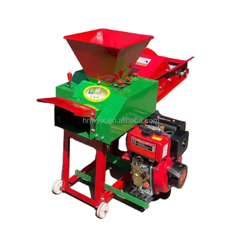 WeiYan Venta Directa de Fábrica Pequeña Granja Uso Doméstico Húmedo y Seco Cortador de Paja para el Ganado de Alimentación de Procesamiento Mejor Venta de Alta Calidad