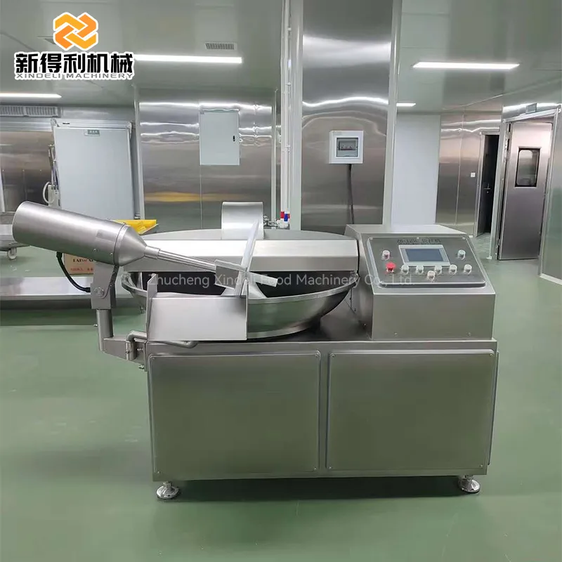 Can be customized commercial frequency conversion high-speed chopping machine chopping meat and vegetables model ZB-125 - Bowl Cutter - foodmachtech