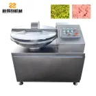Customizable commercial stainless steel fish ball and ginger powder automatic high-speed chopping and mixing machine model ZB-40 - Bowl Cutter - foodmachtech