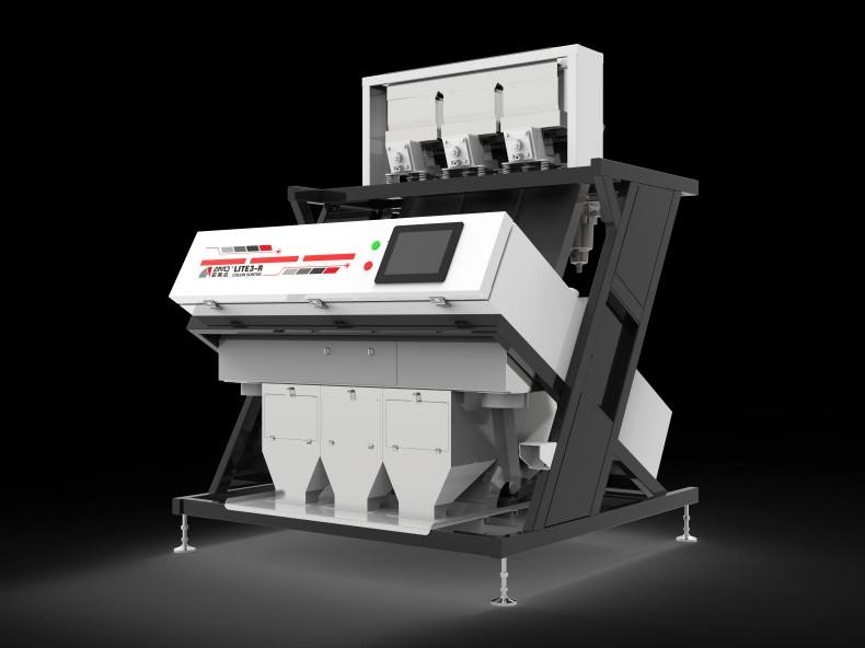 AMD Lite-R Plus Series 2 Chutes Color Sorter Machine Intelligent Rice Color Sorting Machine Selector 80 Channels Per Chute