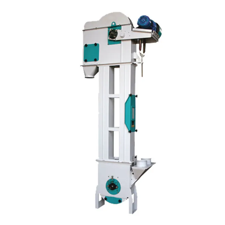 Vertical Mini/Small/Large Elevator for Rice Mill Machine with Motor /cup/ Plastic Bucket /Belt Auto Adjustable - Bucket Elevator - foodmachtech