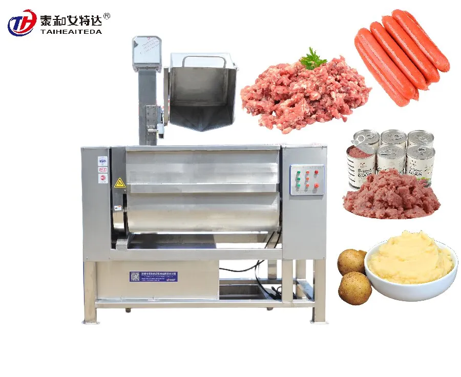 Large meat filling and mixing machine hot dog sausage filling and mixing machine - Meat Stuffing Mixer - foodmachtech
