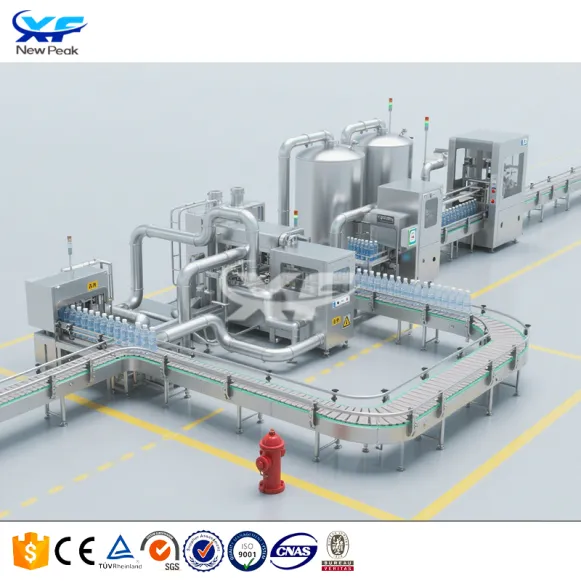 2025 Full Mineral Water 3 in 1 Filling Production Line Factory Packaged Drinking Water Plant Complete Line Water Filling Machine