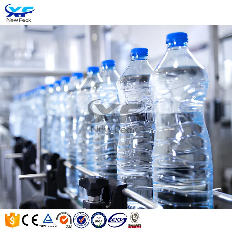 NewPeak Automatic 3 in 1 500ml 750mlRotary Bottling Mineral Water Bottle Filling Machine Water Bottling Line - Canning Production Line - foodmachtech