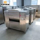 Customizable commercial fully automatic double-shaft vacuum mixer for making sausage and dumpling fillings model ZJB-100 - Meat Stuffing Mixer - foodmachtech