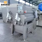 Customizable fully automatic commercial vacuum filling mixer for beef filling pre-prepared food mixing equipment model ZJB-750 - Meat Stuffing Mixer - foodmachtech
