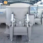 Customizable fully automatic commercial vacuum filling mixer for beef filling pre-prepared food mixing equipment model ZJB-750 - Meat Stuffing Mixer - foodmachtech