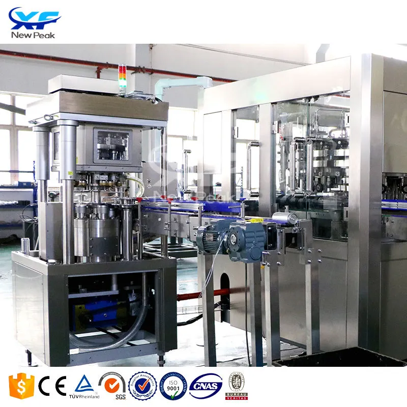 Le bidon automatique de machine d'embouteillage de jus remplissent machine de remplissage liquide de machine de conditionnement - Machine de remplissage - foodmachtech