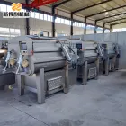Customizable fully automatic commercial vacuum filling mixer for beef filling pre-prepared food mixing equipment model ZJB-750 - Meat Stuffing Mixer - foodmachtech