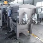 Customizable fully automatic commercial vacuum filling mixer for beef filling pre-prepared food mixing equipment model ZJB-750 - Meat Stuffing Mixer - foodmachtech