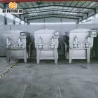 Customizable fully automatic commercial vacuum filling mixer for beef filling pre-prepared food mixing equipment model ZJB-750 - Meat Stuffing Mixer - foodmachtech
