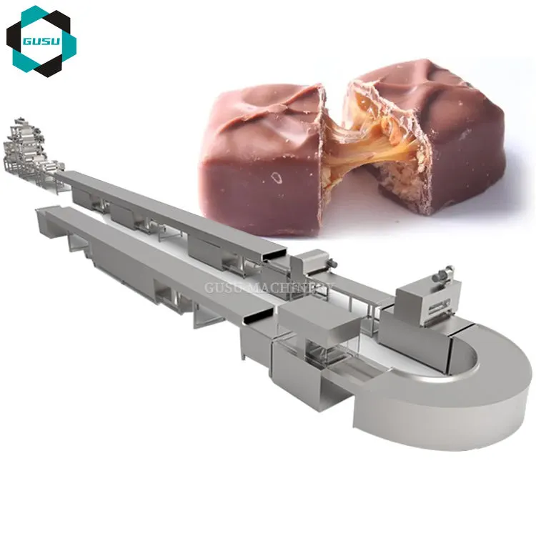 Totalmente Automático Nova Condição Energy Bar Manufacturing Machine para Linha De Produção De Grãos e Proteína Bar - Linha De Produção De Moldagem De Bloco De Chocolate - foodmachtech