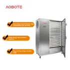 Высококачественный промышленный лоток PLC, контролируемый для сушеного чая Дегидратор лепестков цветов Промышленный дегидратор лепестков цветов - Сушилка - foodmachtech