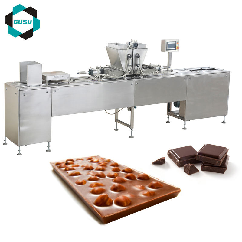 Nueva máquina automática de la cadena de producción del chocolate de Gusu para toda clase de fabricación de chocolate