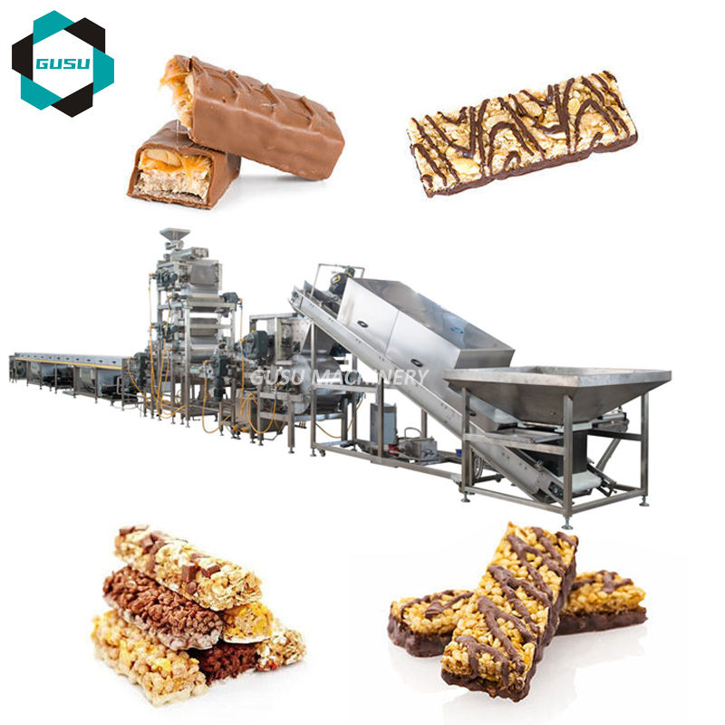 GUSU Full Automatic Chocolate Bar Machine Protein Bar Machine Cereal ...