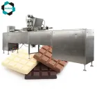 GUSU Chocolate Depositing Moulding Line für zwei Farben und Mitte Füll schokolade - Produktions linie für Schokoladen block formen - foodmachtech