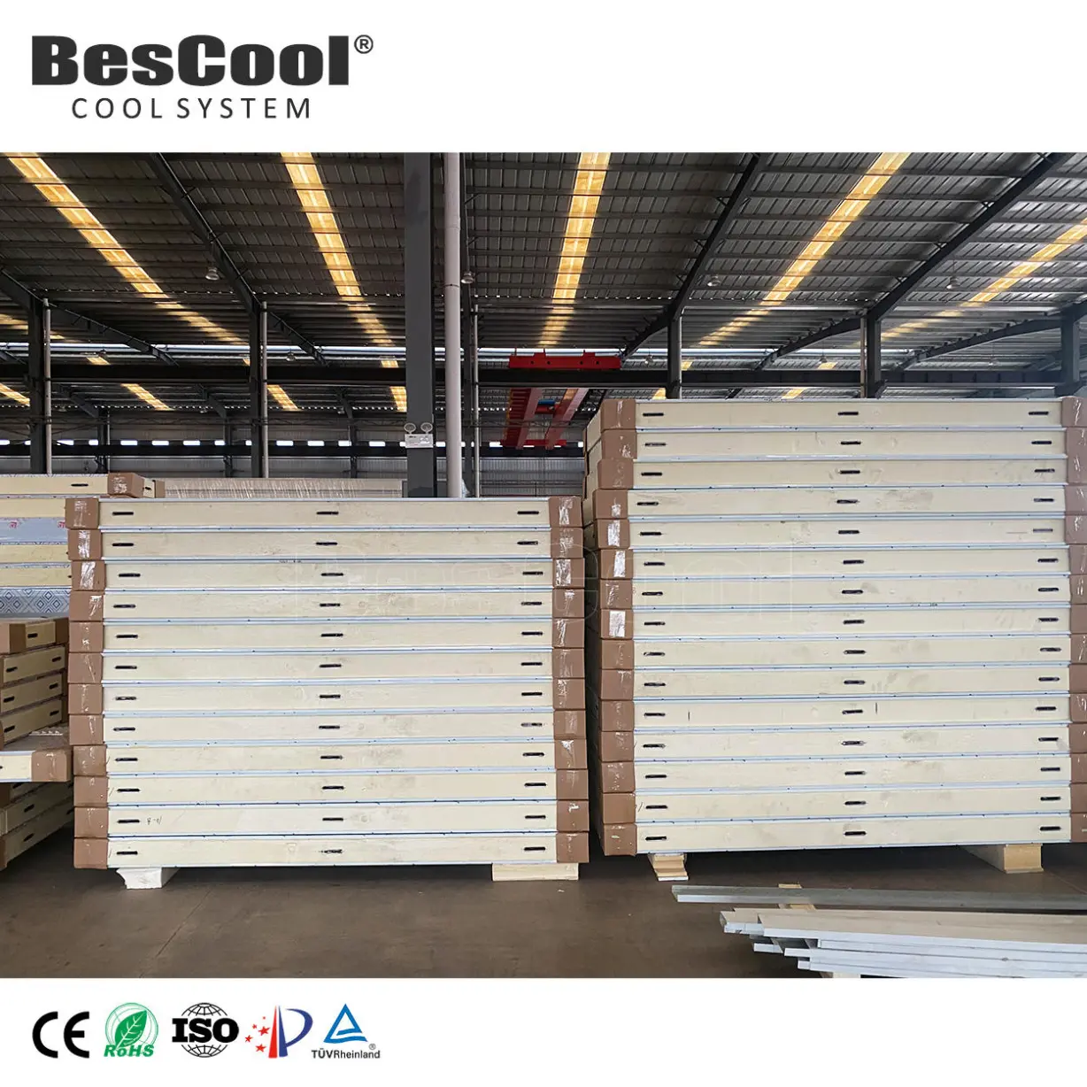 Bescool 220V/60HZ sala fria móvel monofásica 2.4*2.4*2.4 Refrigerador congelado-15 a-20C para o armazenamento de peixes e carne - Congelador - foodmachtech