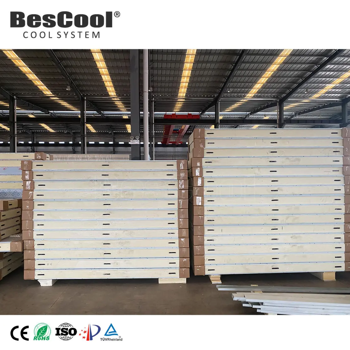 Bescool 220V/60HZ Single Phase Mobile Cold Room 2.4*2.4*2.4 Frozen Cooler -15 to -20C for Fish & Meat Storage - Freezer - foodmachtech