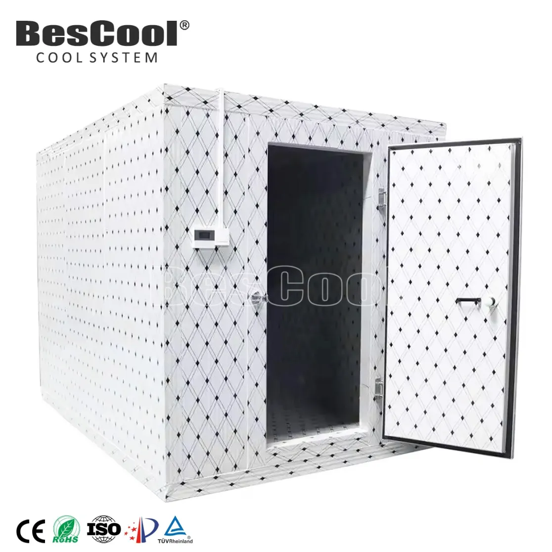 Customizable 6*2.4*3m Cold Room -25~+10degrees Temperature Controlled 150mm Cooling System Freezer Retail - Freezer - foodmachtech