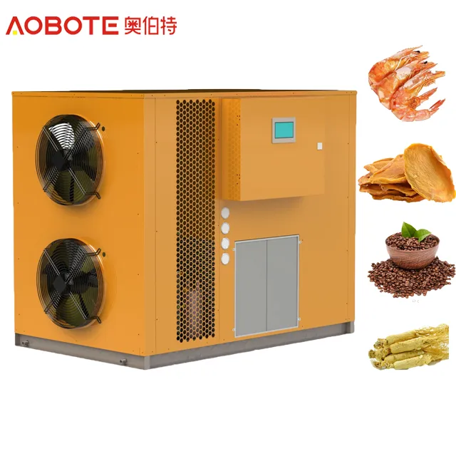 PLC Controlled Industrial Dehydrator with Trays for Tea Leaves and Flowers Heat Pump Dryer Dehydrator - Dryer - foodmachtech