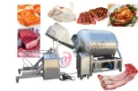 Improved feeding vacuum roller machine for rapid marination and flavor infusion of chicken - Tumbler - foodmachtech