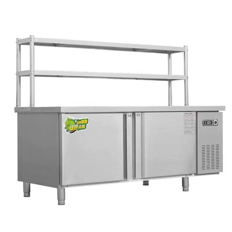 Фабрика Прямая Высокое Качество Горизонтальная Холодная Комната Морозильник Из Нержавеющей Стали Под Счетчиком Холодильник