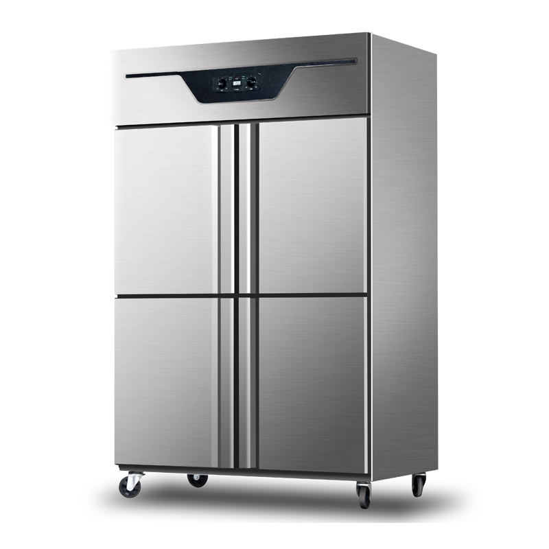 フリーゴリフェロ冷蔵庫とフリーザー冷凍食品R134A/R404A商用3ドアアップライトフリーザー201ステンレス鋼コマーシャル