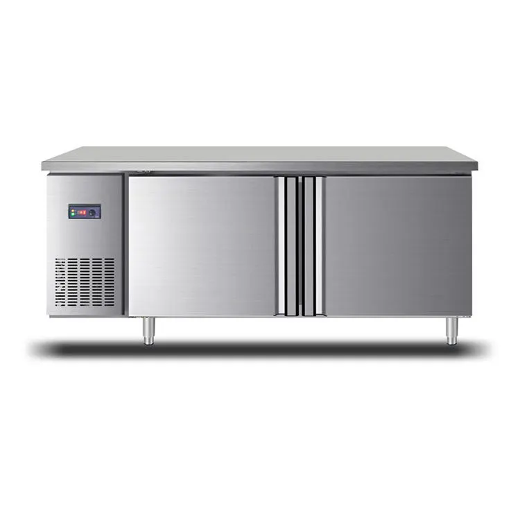 Fábrica directa de acero inoxidable 1,2 m 1,5 m 1,8 m refrigeradores comerciales refrigerados congeladores - Congelador - foodmachtech