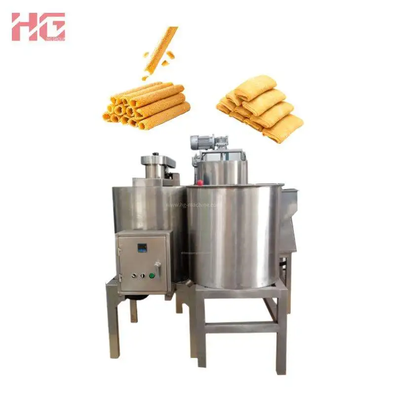 Automatic Center Filling Wafer Stick Machine Wafer Stick Flow Line Equipment Manufacture Wafer Roll - Extruder - foodmachtech
