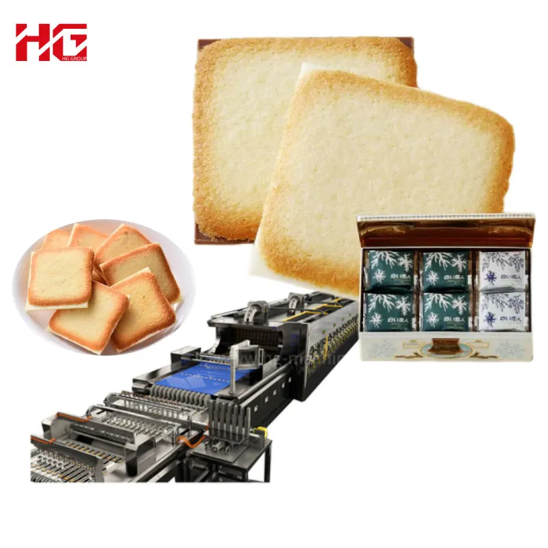 White Lovers HG Totalmente Auto Boa Qualidade Cookies Fazendo Linha Sanduíche Automático Completo Thin Biscuit Making Machine - Máquina estampagem biscoito - foodmachtech