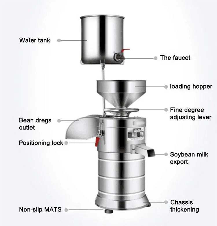 MJ-200 Máy xay sữa đậu nành Máy xay đậu nành Máy xay sữa đậu nành máy sữa đậu nành - Máy mài - foodmachtech