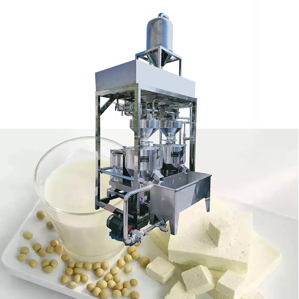 상업적인 자동적인 다기능 두유 분쇄기 대두 제품 가공 기계 - 그라인딩 머신 - foodmachtech