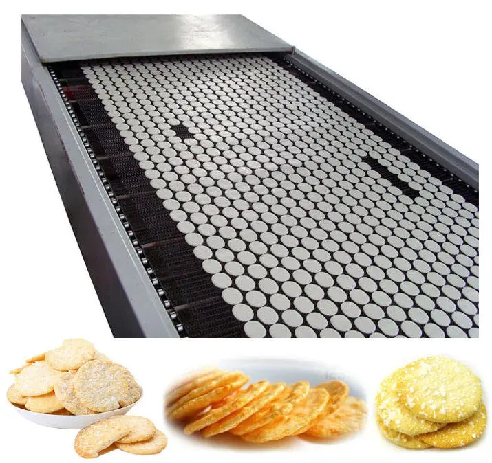 High Efficiency Rice Cracker Making Machine Price Automatic Gas Heating Rice Cracker Plant Rice Cracker Production Full Line - Extruder - foodmachtech