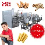 Automatic Center Filling Wafer Stick Machine Wafer Stick Flow Line Equipment Manufacture Wafer Roll - Extruder - foodmachtech