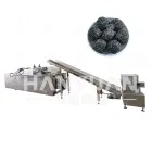 Cadena de producción de la bola del caramelo del sésamo/bola del caramelo del sésamo que hace la máquina/el equipo del moldeado de la bola del caramelo del sésamo - Máquina de moldeo - foodmachtech