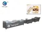 Línea de producción de turrón con tuerca, Máquina de corte de caramelo de turrón, Nueces de turrón que forman la máquina - Máquina de moldeo - foodmachtech