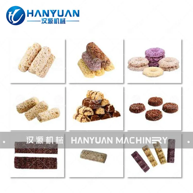 Cadena de producción automática de la barra de avena del chocolate/barra de chocolate de la avena que hace la máquina/la barra de Chocó de la avena que forma la máquina - Máquina de moldeo - foodmachtech
