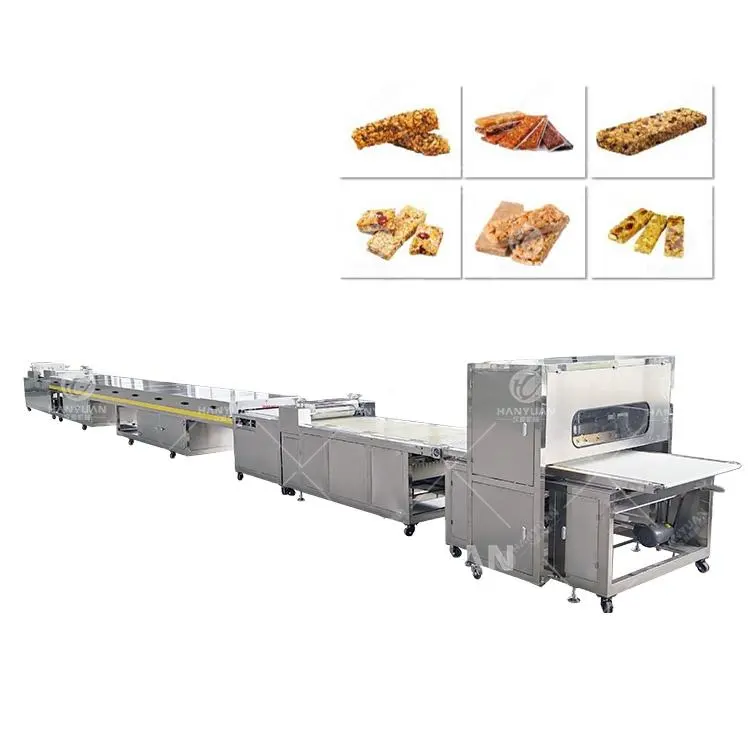 Máquina De Fazer Barra De Proteína De Chocolate Linha De Produção De Barra De Proteína - Linha Produção Cereais Pequeno Almoço - foodmachtech