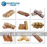 Chocolate Protein Bar Making Machine Protein Bar Production Line - Breakfast Cereal Production Line - foodmachtech