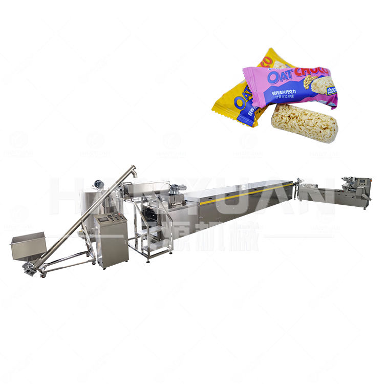 Automatic Chocolate Oats Bar Production Line/Oats Chocolate Bar Making Machine/Oat Choco Bar Forming Machine