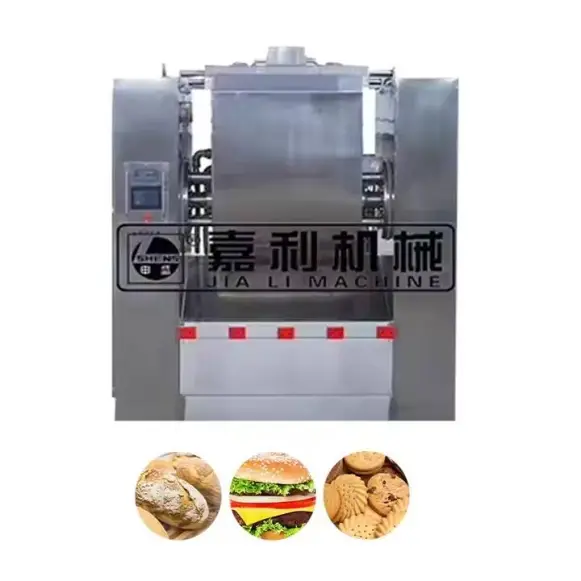 Cozinha Comercial Padaria Alimentos Misturador De Massa Horizontal Máquina De Mistura De Farinha Totalmente Automática