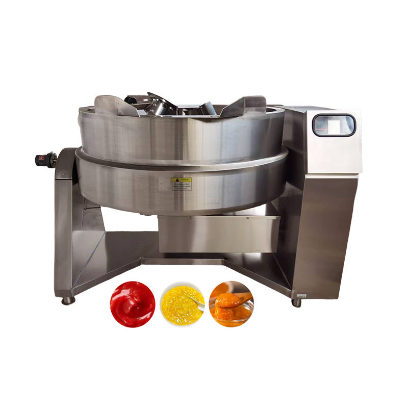 400 Liter Steam Jacketed Cooking Kettle Fruit Jam Food Making Mixing Machine With Agitator