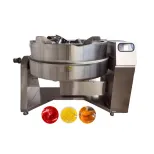 400 Liter Steam Jacketed Cooking Kettle Fruit Jam Food Making Mixing Machine With Agitator - Mixer - foodmachtech