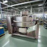 400 Liter Steam Jacketed Cooking Kettle Fruit Jam Food Making Mixing Machine With Agitator - Mixer - foodmachtech