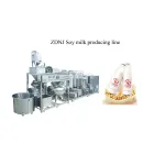 Máy làm sữa đậu nành bằng thép không gỉ thương mại tự động dây chuyền sản xuất sữa đậu nành - Máy mài - foodmachtech