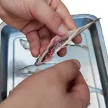 고효율 150g 작은 물고기 정어리 내장 내장 제거 청소 기계 - 가금류 구팅 기계 - foodmachtech