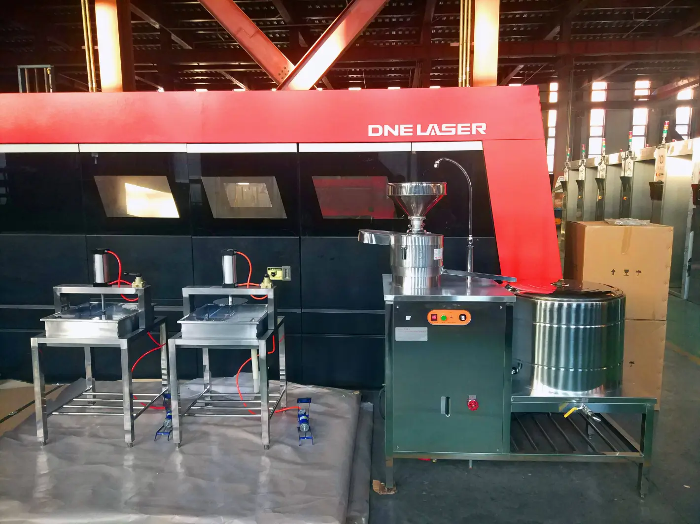 Small Tofu Maker Machine Jelly Tofu Making Machine Automatic Soya Milk and Tofu Production Line Soymilk Making Machine - Molding Machine - foodmachtech