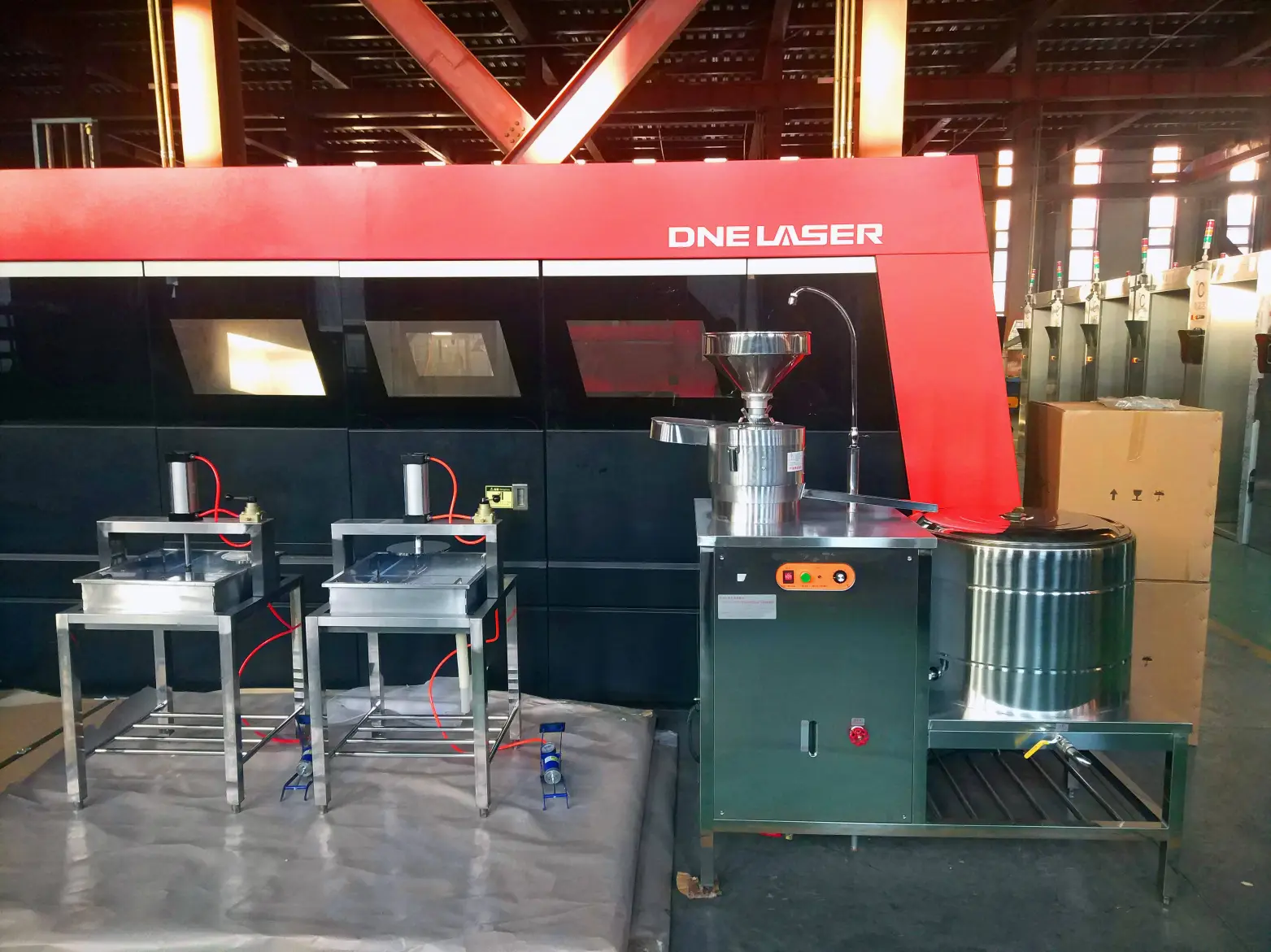 Small Tofu Maker Machine Jelly Tofu Making Machine Automatic Soya Milk and Tofu Production Line Soymilk Making Machine - Molding Machine - foodmachtech