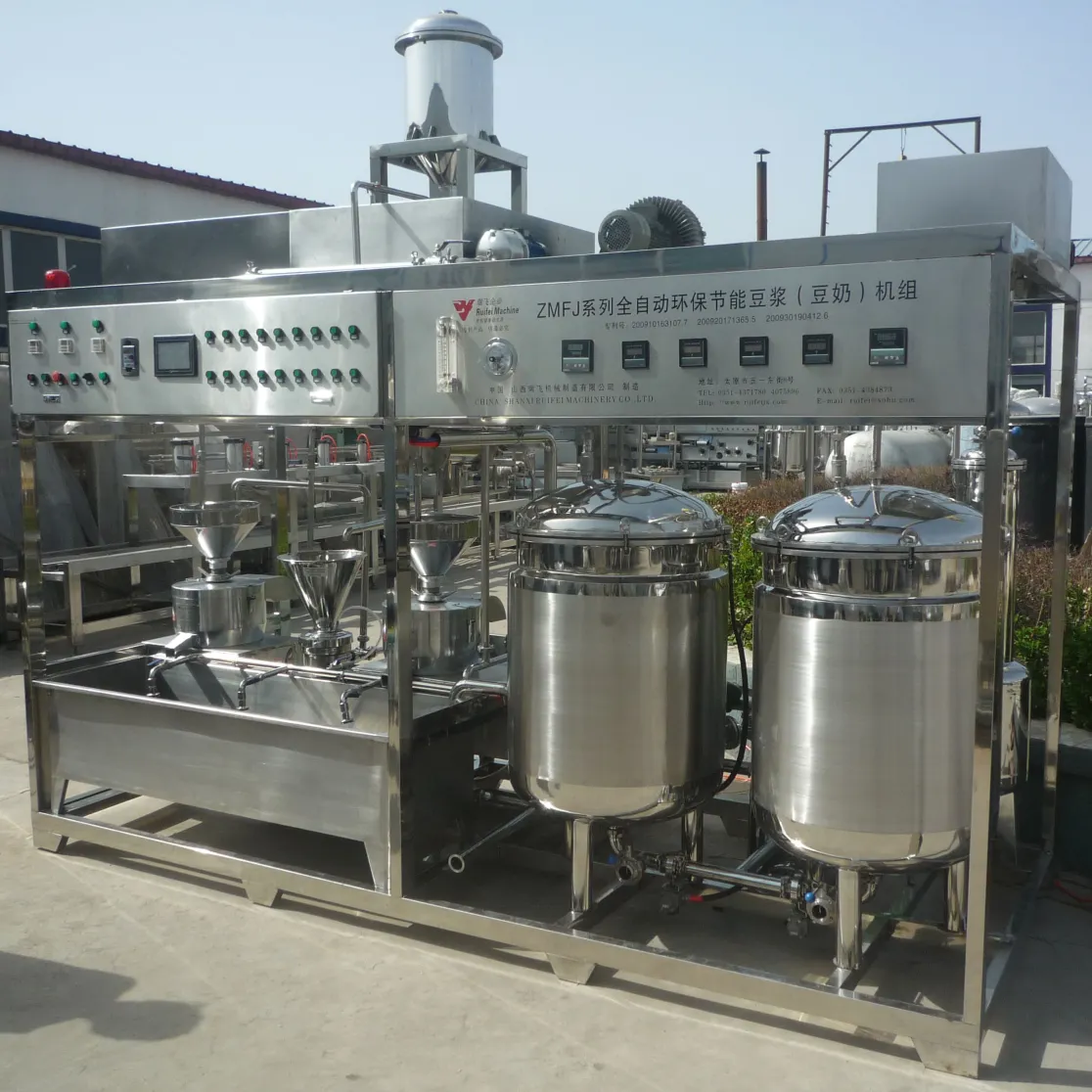 High Efficiency Custom 500kg 8 Hours Dried Bean Soy Milk Tofu Maker Soybean Milk Machine Manufacturer - Molding Machine - foodmachtech