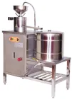 Máy làm sữa đậu nành bằng thép không gỉ thương mại tự động dây chuyền sản xuất sữa đậu nành - Máy mài - foodmachtech